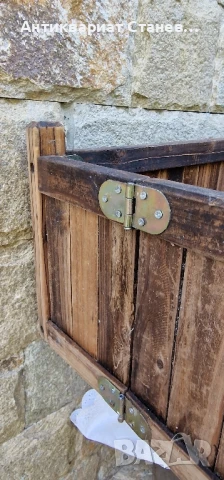 🪵🌸 Винтидж дървена поставка за саксии / кашпа 🌿, снимка 6 - Саксии и кашпи - 51146743