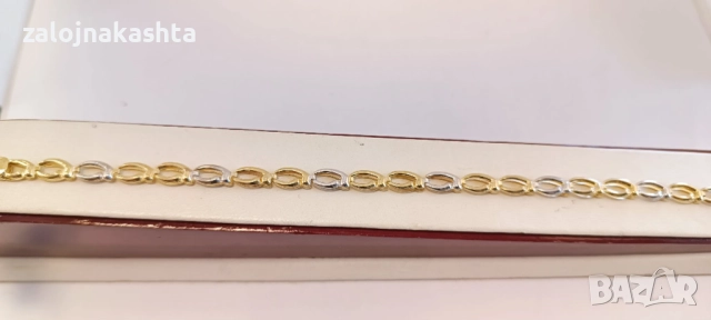 Нова-Златна гривна-2,74гр/14кр, снимка 3 - Гривни - 52732432