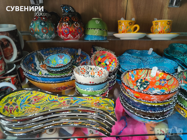 Турска керамика ,ръчна изработка(чаши,чинии,купи,канички,пепелници, подложки)