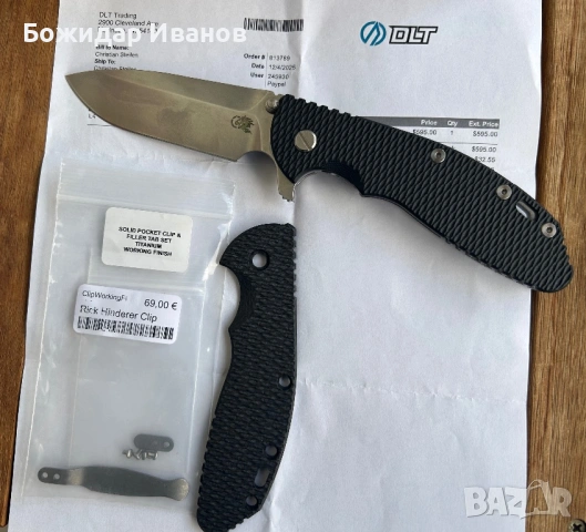 Продавам нож Rick Hinderer XM-24, снимка 2 - Ножове - 53445799