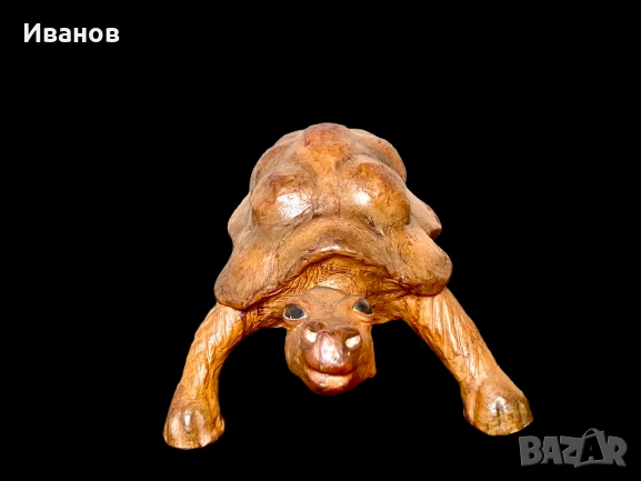 Топ ЦЕНА - 100€. НОВА - Ръчно Изработена Костенурка от Естествена Кожа , снимка 4 - Антикварни и старинни предмети - 51959483