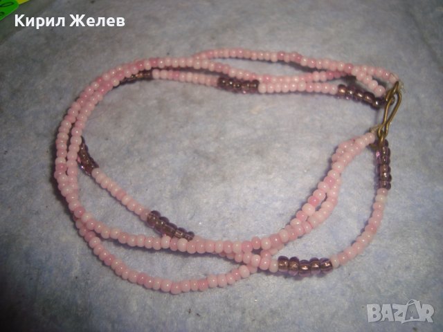 ПРЕКРАСНА НЕЖНА МЪНИСТЕНА ХЕНД МЕЙД АРТ ГРИВНА с БРОНЗОВА ЗАКОПЧАЛКА 29440