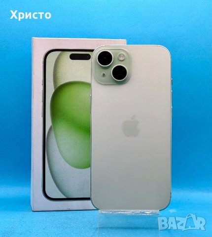 НОВ!!! Apple iPhone 15, 256GB, 5G, Green, снимка 6 - Apple iPhone - 43790720