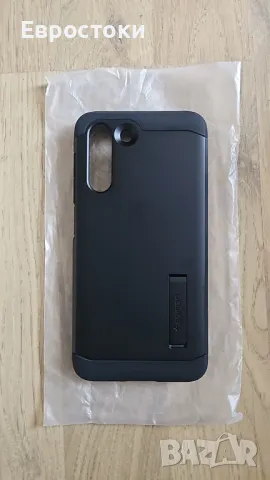 Калъф Spigen Tough Armor, проектиран за Samsung Galaxy S21 FE (2021) – черен, снимка 8 - Калъфи, кейсове - 49785650