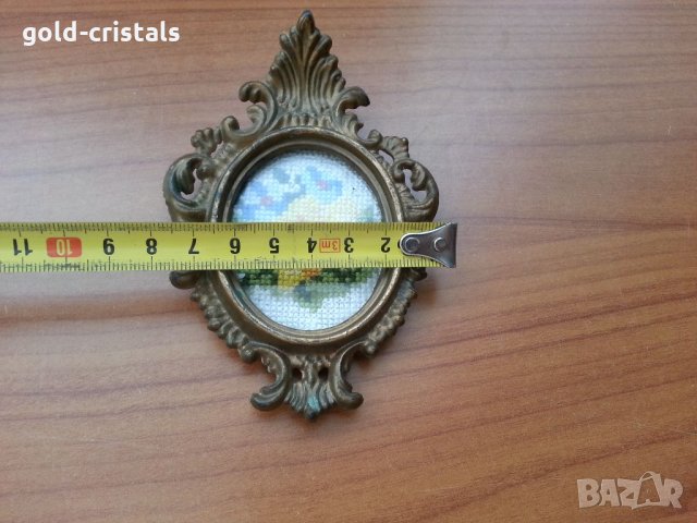 Ретро гоблен в рамка , снимка 3 - Антикварни и старинни предмети - 33559059