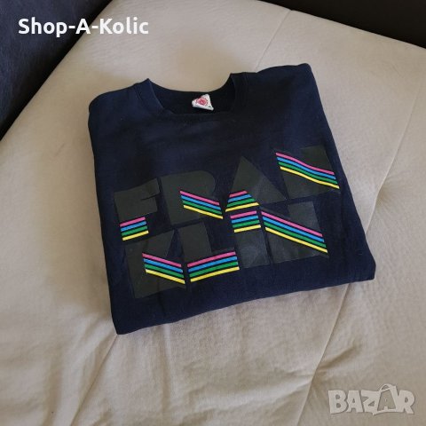 Original Vintage Franklin & Marshall Big Multicolor Logo Crewneck Sweatshirt, снимка 1