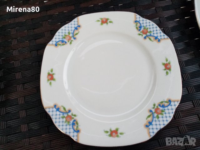 * MZ - Czechoslovakia * - тортен сервиз на 100 г., снимка 6 - Антикварни и старинни предмети - 43587400