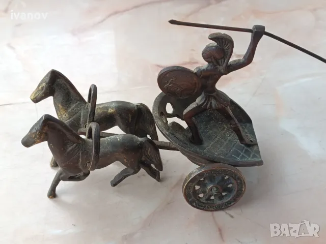 Бронзова колесница 2, снимка 4 - Колекции - 48126259