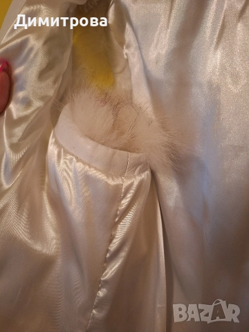 Елек с естествен косъм., снимка 4 - Елеци - 52602236