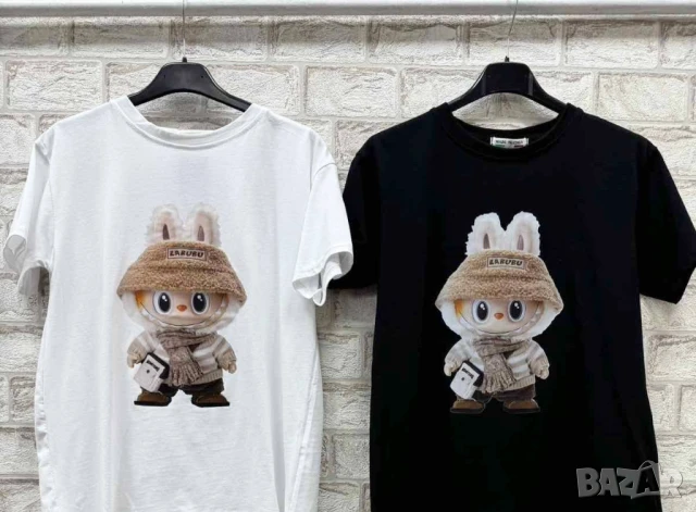 памучни дамски тениски labubu, снимка 5 - Тениски - 50843606
