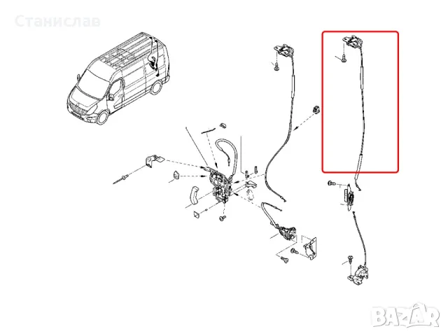 Renault Master 3 Брава за багажник, снимка 5 - Части - 50315230
