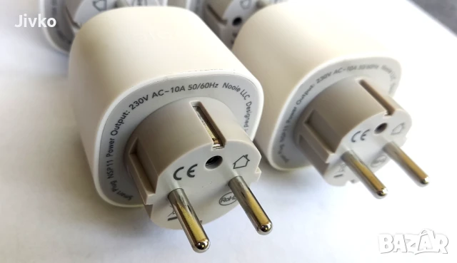 Смарт WiFi контакт 4бр Nooie, снимка 3 - Друга електроника - 51116466