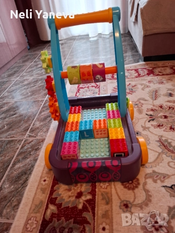 Сhipolino ,Количка за прохождане и игра с кубчета, снимка 5 - Коли, камиони, мотори, писти - 51986038