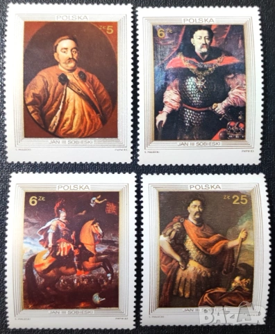 Полша, 1983 г. - лот марки на тема спорт, изкуство, история, папа, архитектура, носии, бокс, снимка 4 - Филателия - 53304774