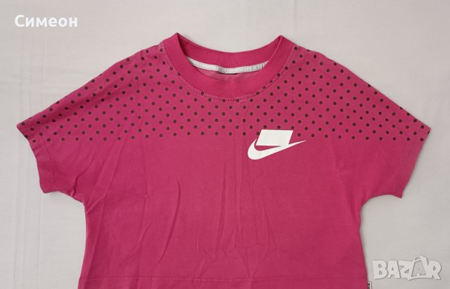 Nike NSW Crop Top оригинална тениска M Найк памучна фланелка спорт, снимка 2 - Спортни екипи - 42936923
