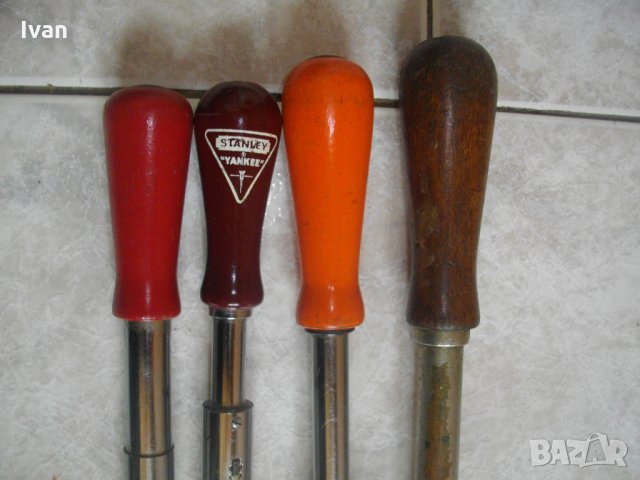 Автоматична Английска Ръчна Отвертка-330-490мм-Отлична-Stanley Yankee, снимка 5 - Отвертки - 33261743