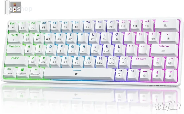 TMKB T63 механична клавиатура с Blue Switch, Bluetooth / 2.4G