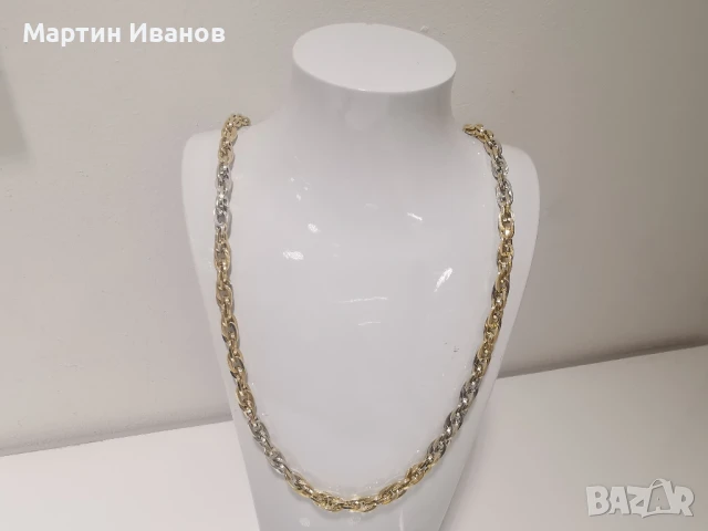 Златен синджир олимпиада , снимка 3 - Колиета, медальони, синджири - 50575399