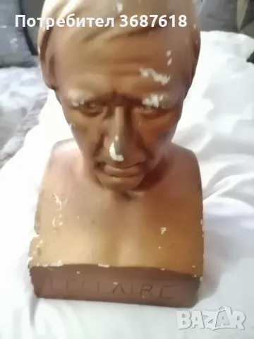 Бюст на историческа личност, снимка 4 - Антикварни и старинни предмети - 49085993