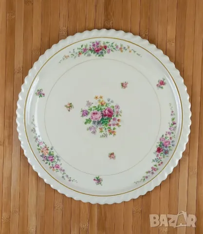 Порцеланово плато с цветя - Krautheim, Германия