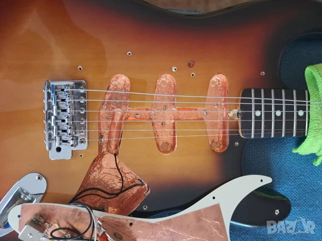 Медно фолио и медна ламарина за екраниране на китари,бас, усилватели, кабели и др., снимка 2 - Китари - 16104765