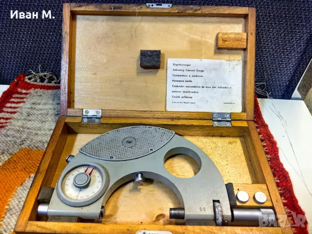 микрометър Carl Zeiss , снимка 1