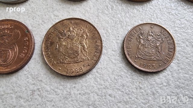 Монети. Южно Африканска Република . ЮАР. 1, 2, 5,10, 20 и 50 цента. 1, 2 и 5 ранда. По стара емисия., снимка 10 - Нумизматика и бонистика - 42284246