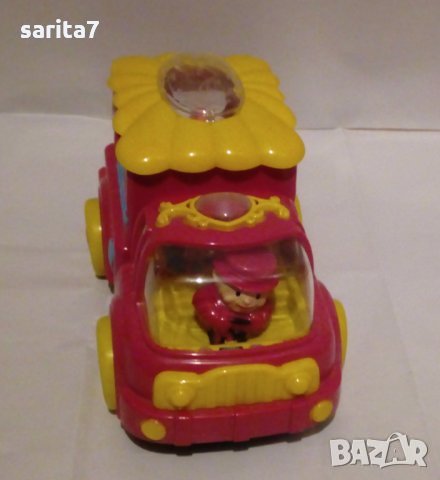 Детска розова музикална кола, снимка 3 - Коли, камиони, мотори, писти - 33669171