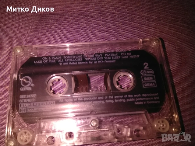 аудио касета на албума "MTV Unplugged in New York" на групата Нирвана. , снимка 6 - Аудио касети - 53237700