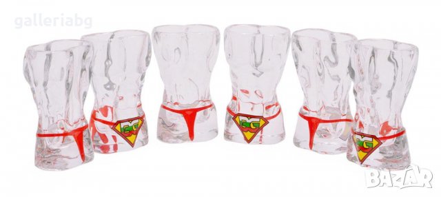 Чаша (шот) - Мъжка физика 6 бр.