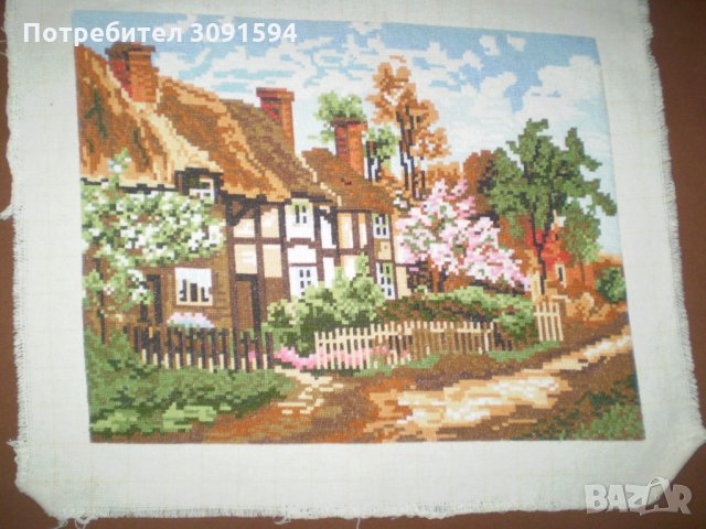 Ръчно ушит-бродиран гоблен 