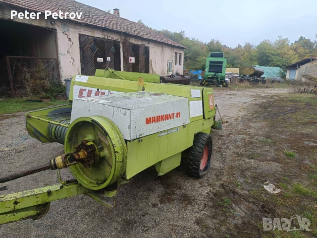 Балировачка/ Сламопреса Claas Markant 41 + Събирач за сено СИП-220м комплект, снимка 4 - Селскостопанска техника - 52333891