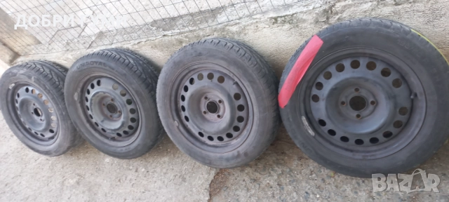4х100 ДЖАНТИ 15 ЗА ОПЕЛ И ГУМИ 185 60 15 УНИРОЯЛ , снимка 2 - Гуми и джанти - 51644620