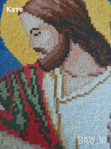 Гоблен Христос Воскресе, снимка 2 - Гоблени - 53288702