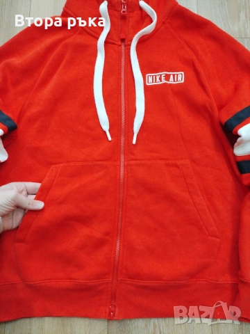 Nike air fleece горнище мъжка оригинален , снимка 8 - Спортни дрехи, екипи - 52630843