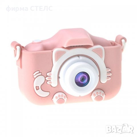 Дигитален детски фотоапарат STELS W329, Селфи камера, 64GB SD карта, снимка 2 - Фотоапарати - 40175878