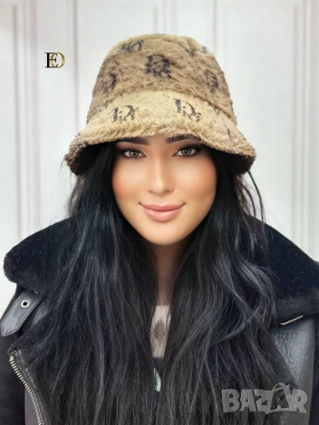 пухени шапки louis vuitton , снимка 2 - Шапки - 51396867