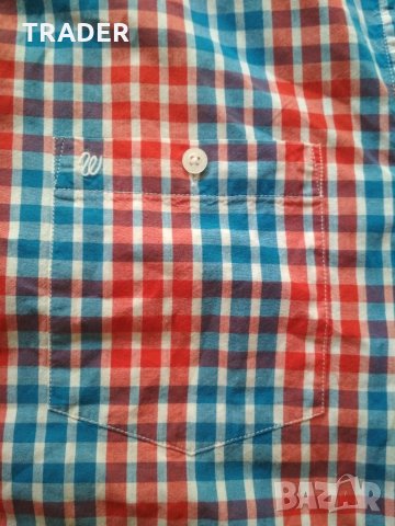Мъжка риза с къс ръкав WRANGLER нова с етикет, снимка 3 - Ризи - 22237852