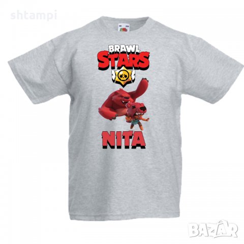 Детска тениска Nita 4 Brawl Stars, снимка 3 - Детски тениски и потници - 32921419