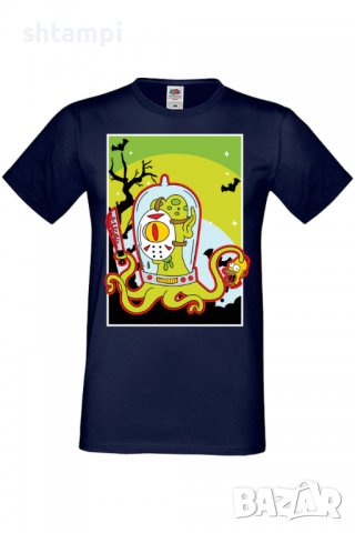 Мъжка тениска The Simpsons Alien,Halloween,Хелоуин,Празник,Забавление,Изненада,Обичаи,, снимка 6 - Тениски - 38135815