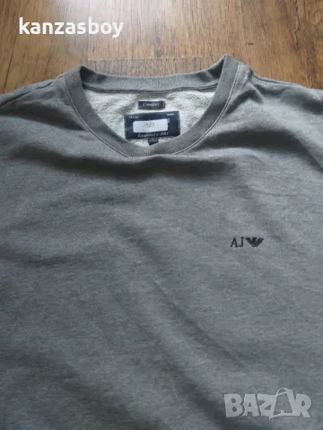 ARMANI JEANS - страхотна мъжка блуза КАТО НОВА ХЛ, снимка 10 - Блузи - 47346910