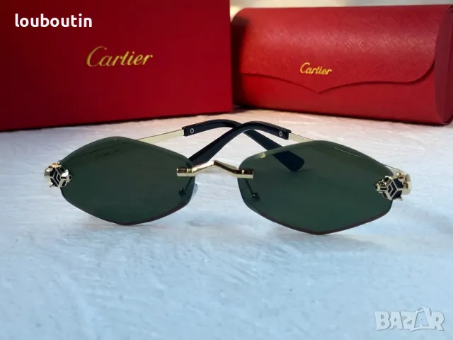 Cartier 2024 дамски слънчеви очила ромб 3 цвята, снимка 16 - Слънчеви и диоптрични очила - 47931090