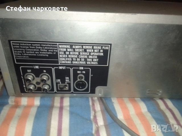 Двукасетачен дек SHARP японски, снимка 9 - Декове - 53192506