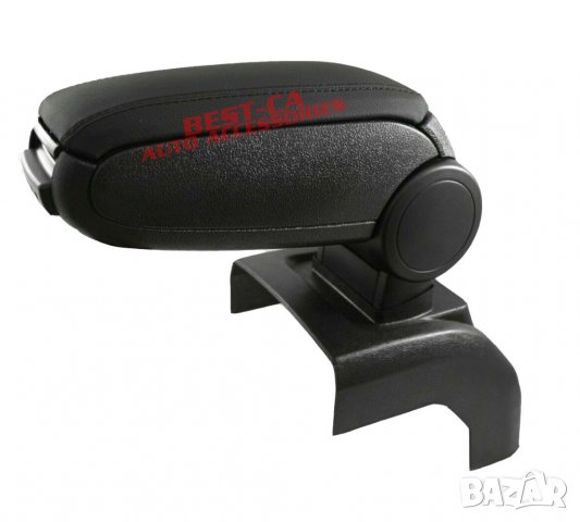 Кожен черен подлакътник за Форд Фокус 2 / Ford Focus Mk2 (2004-2010), снимка 2 - Аксесоари и консумативи - 38146112