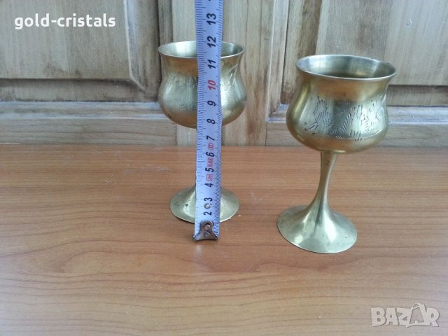 Две чаши от месинг гравирани , снимка 3 - Антикварни и старинни предмети - 32889140