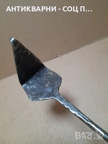 Стар Ръчно Кован Ръжен За Барбекю Камина Печки., снимка 7 - Антикварни и старинни предмети - 48466237