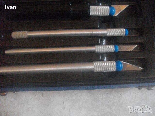 Старо Качество 44 бр. Фини Резци За Обработка на Дърво и Дърворезба-Непълен Комплект-Голям-HBM, снимка 9 - Други инструменти - 43501037