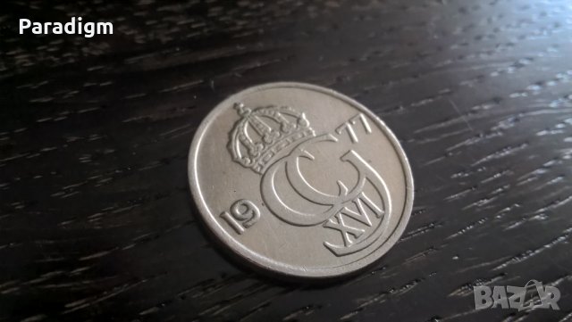 Монета - Швеция - 50 оре | 1977г., снимка 2 - Нумизматика и бонистика - 32689459