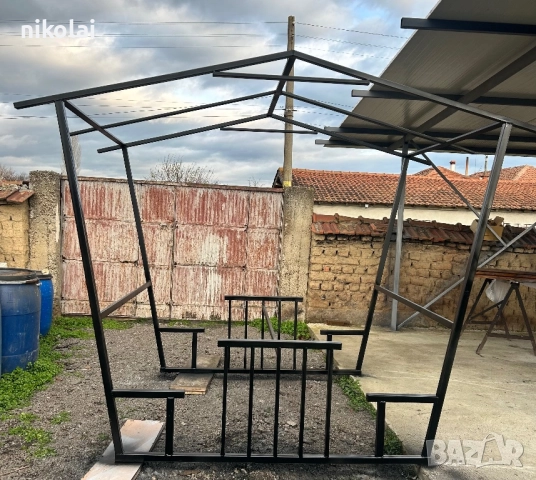 Нова беседка , снимка 10 - Градински мебели, декорация  - 43342343