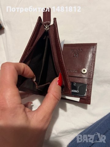 Портмоне от естествена кожа , снимка 4 - Портфейли, портмонета - 43661151